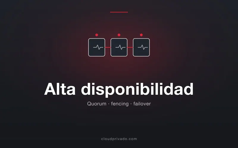 Imagen de portada del artículo «Alta disponibilidad en Proxmox: qué significa de verdad que un clúster «aguante»»