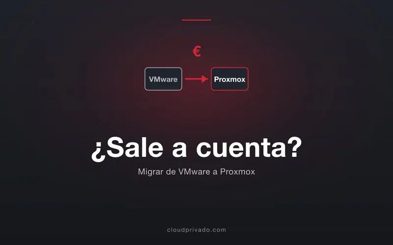 Imagen de portada del artículo «El coste real de migrar de VMware a Proxmox: la cuenta completa, sin propaganda»