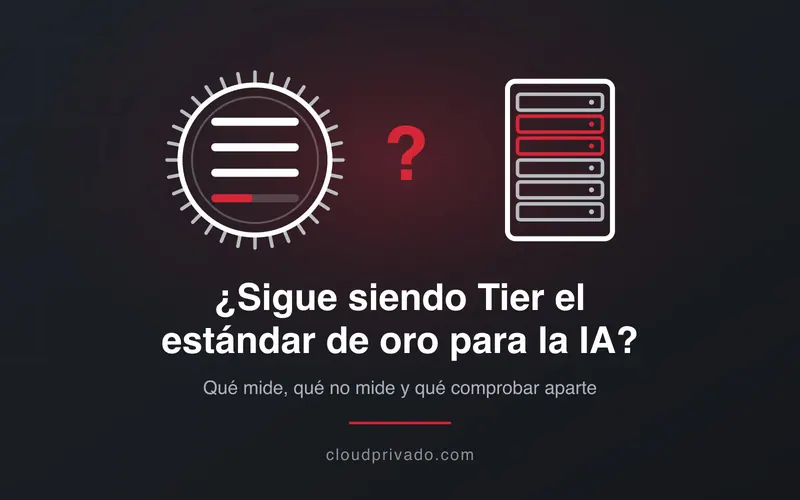 Imagen de portada del artículo «¿Sigue siendo Tier el estándar de oro para los centros de datos de IA?»