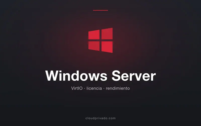 Imagen de portada del artículo «Windows Server en Proxmox: drivers VirtIO, licencias y rendimiento sin sorpresas»